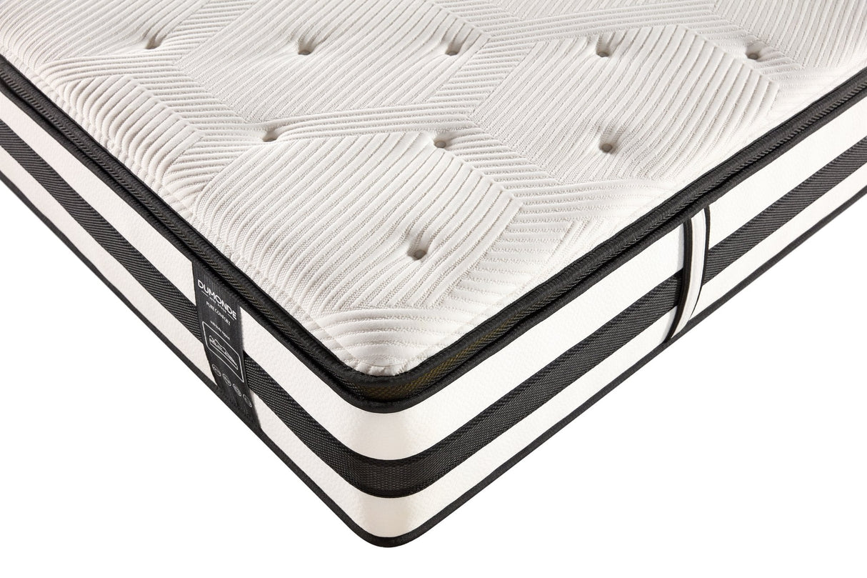 Saltea dumonde Stellaria Onyx Pocket 140x200 cm, arcuri individuale, spuma cu memorie, superortopedica, grosime 30 cm