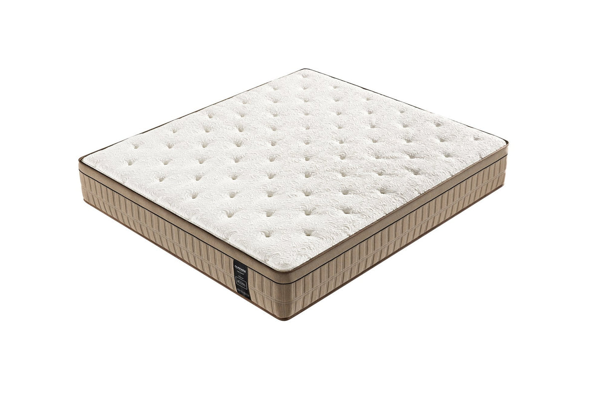 Saltea dumonde Tessaria Natural Pocket 140x200 cm, arcuri individuale, spuma cu memorie, superortopedica, grosime 30 cm