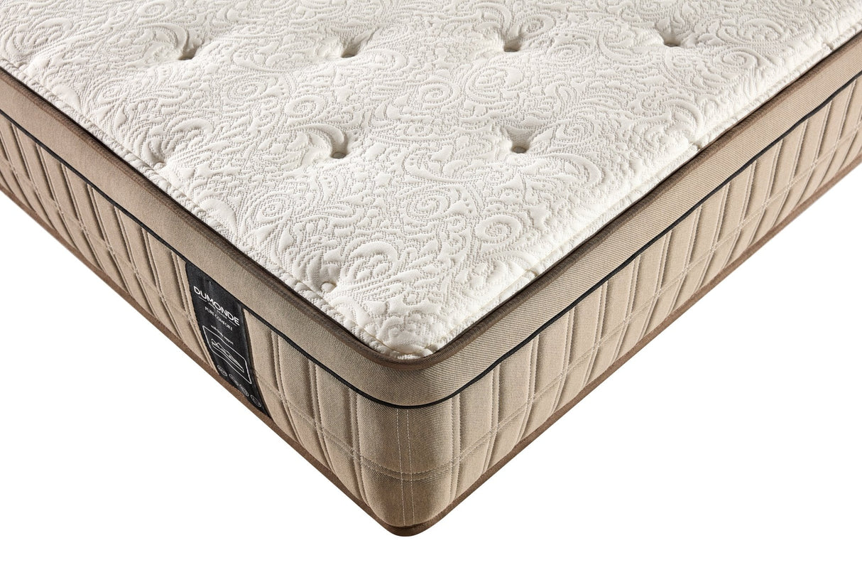 Saltea dumonde Tessaria Natural Pocket 160x200 cm, arcuri individuale, spuma cu memorie, superortopedica, grosime 30 cm