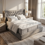 Saltea dumonde Vellara Premium Pocket 160x200 cm, arcuri individuale, spuma cu memorie, superortopedica, grosime 30 cm