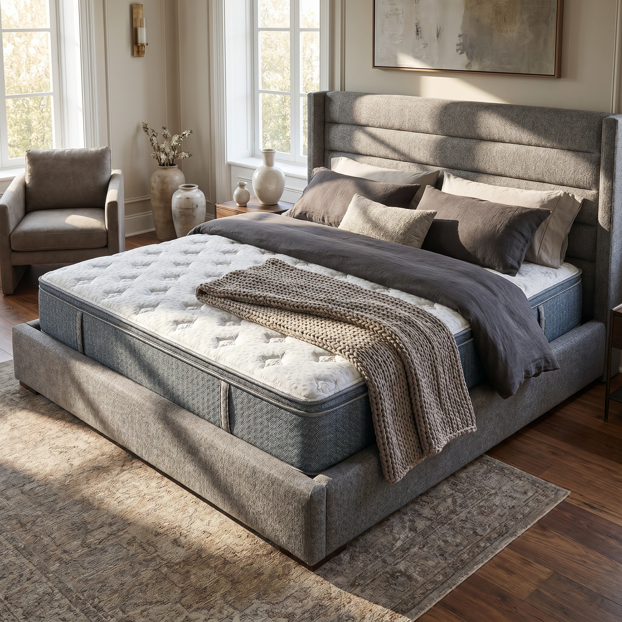 Saltea dumonde Elvara Comfort Pocket 180x200 cm, arcuri individuale, spuma inalta densitate, superortopedica, grosime 25cm LFG-saltele