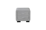 Noptiera dumonde tapitata plush alb Velvet WLS