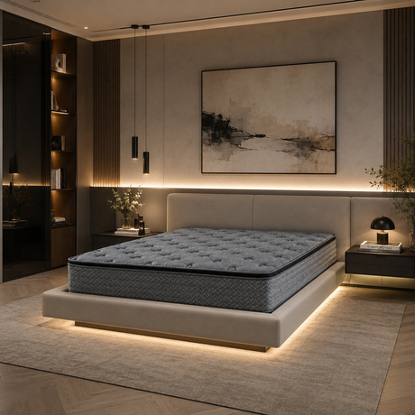 Saltea dumonde Elvara Comfort Pocket 180x200 cm, arcuri individuale, spuma inalta densitate, superortopedica, grosime 25cm LFG-saltele